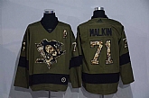 Penguins 71 Evgeni Malkin Olive Adidas Jersey,baseball caps,new era cap wholesale,wholesale hats